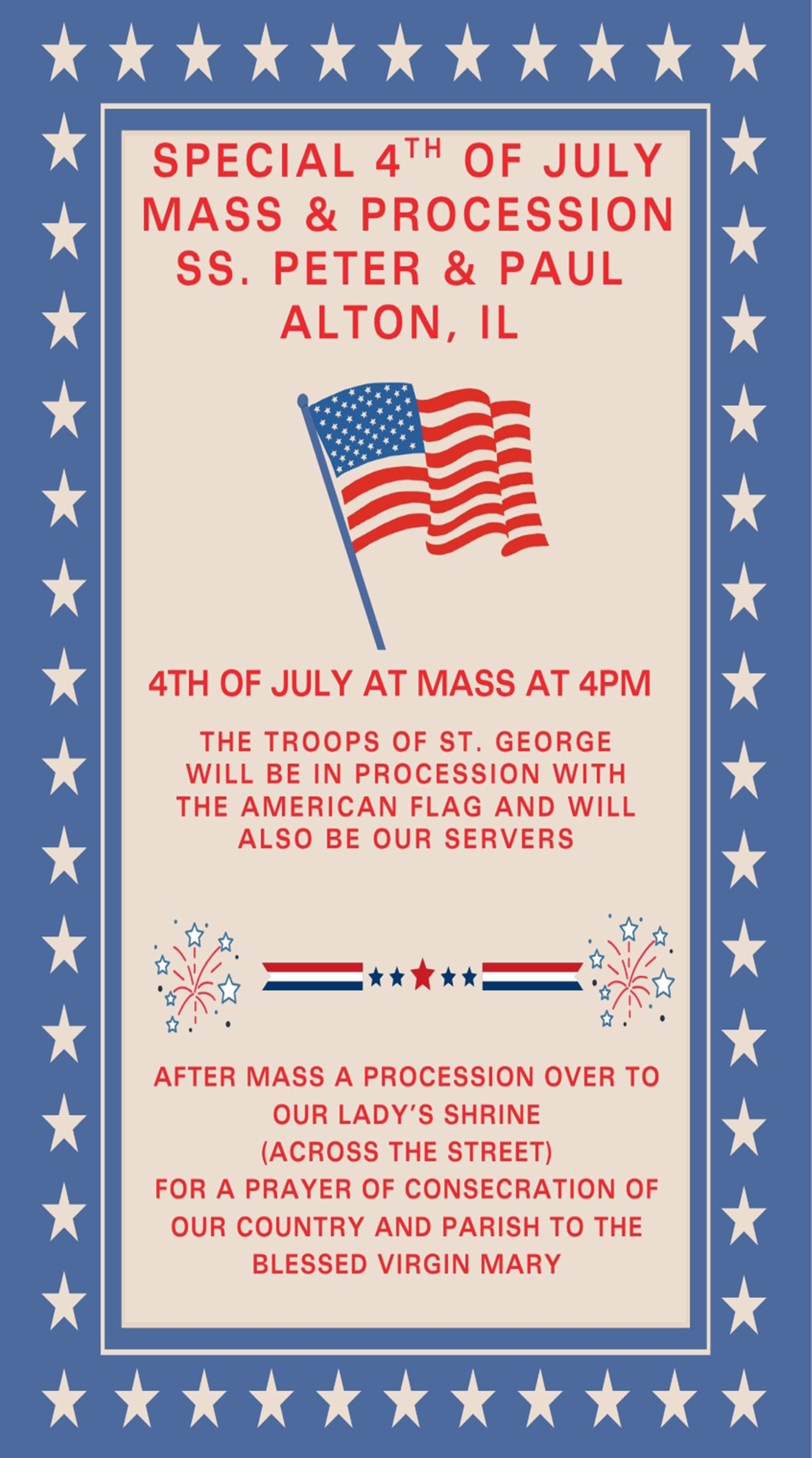 July 4th Mass & Procession